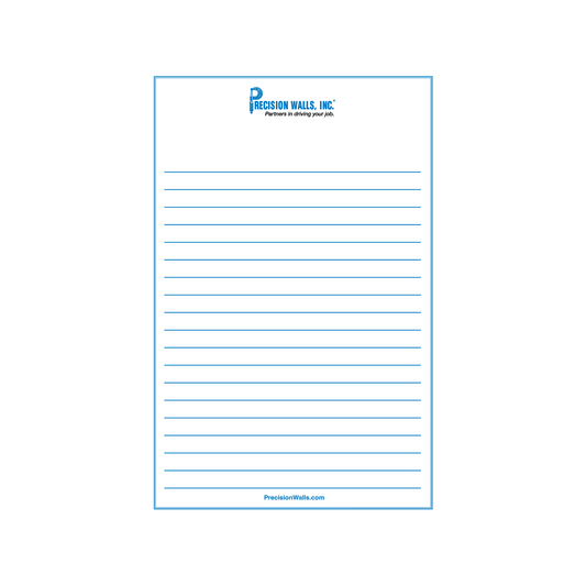 Full Color Memo Pads - 5.5" x 8.5"