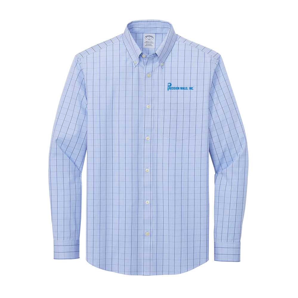 Men's Wrinkle-Free Stretch Patterned Shirt