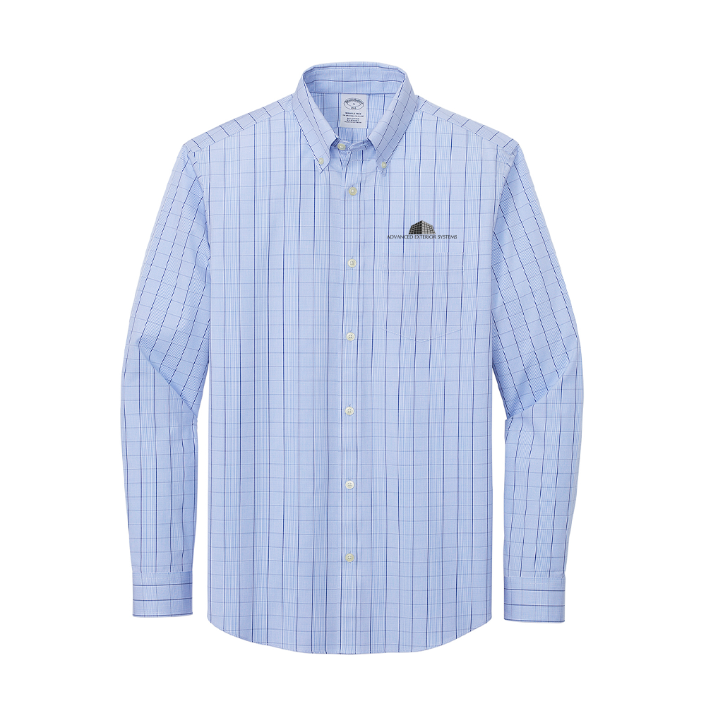 Men's Wrinkle-Free Stretch Patterned Shirt - AES