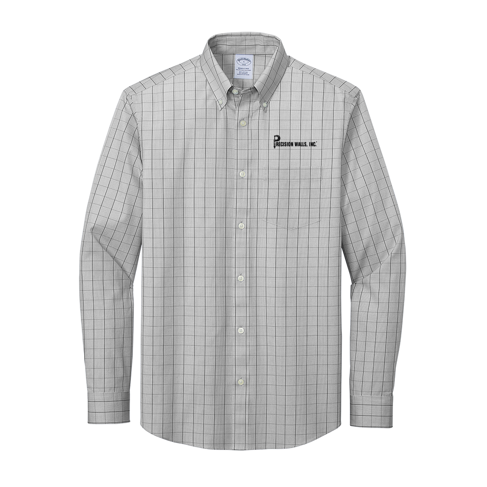 Men's Wrinkle-Free Stretch Patterned Shirt