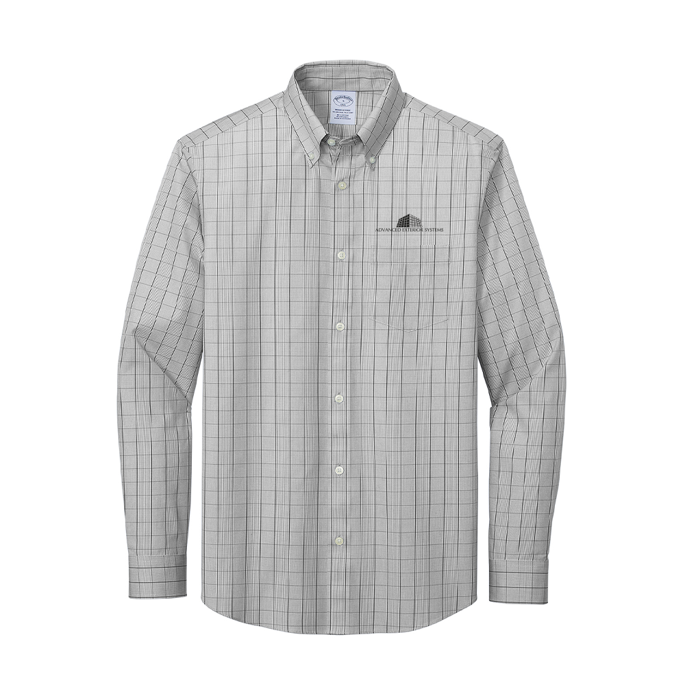 Men's Wrinkle-Free Stretch Patterned Shirt - AES