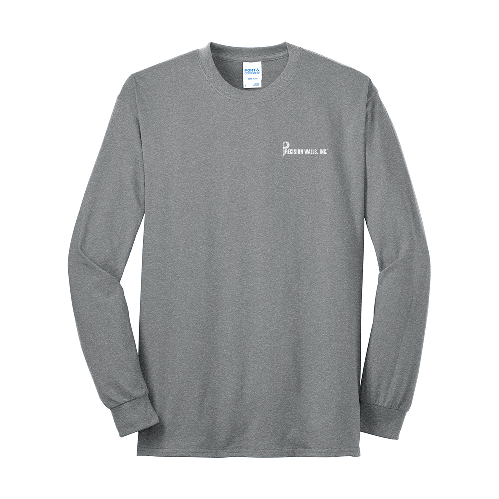 Men's Tall Long Sleeve Core Blend Tee – Precision Walls