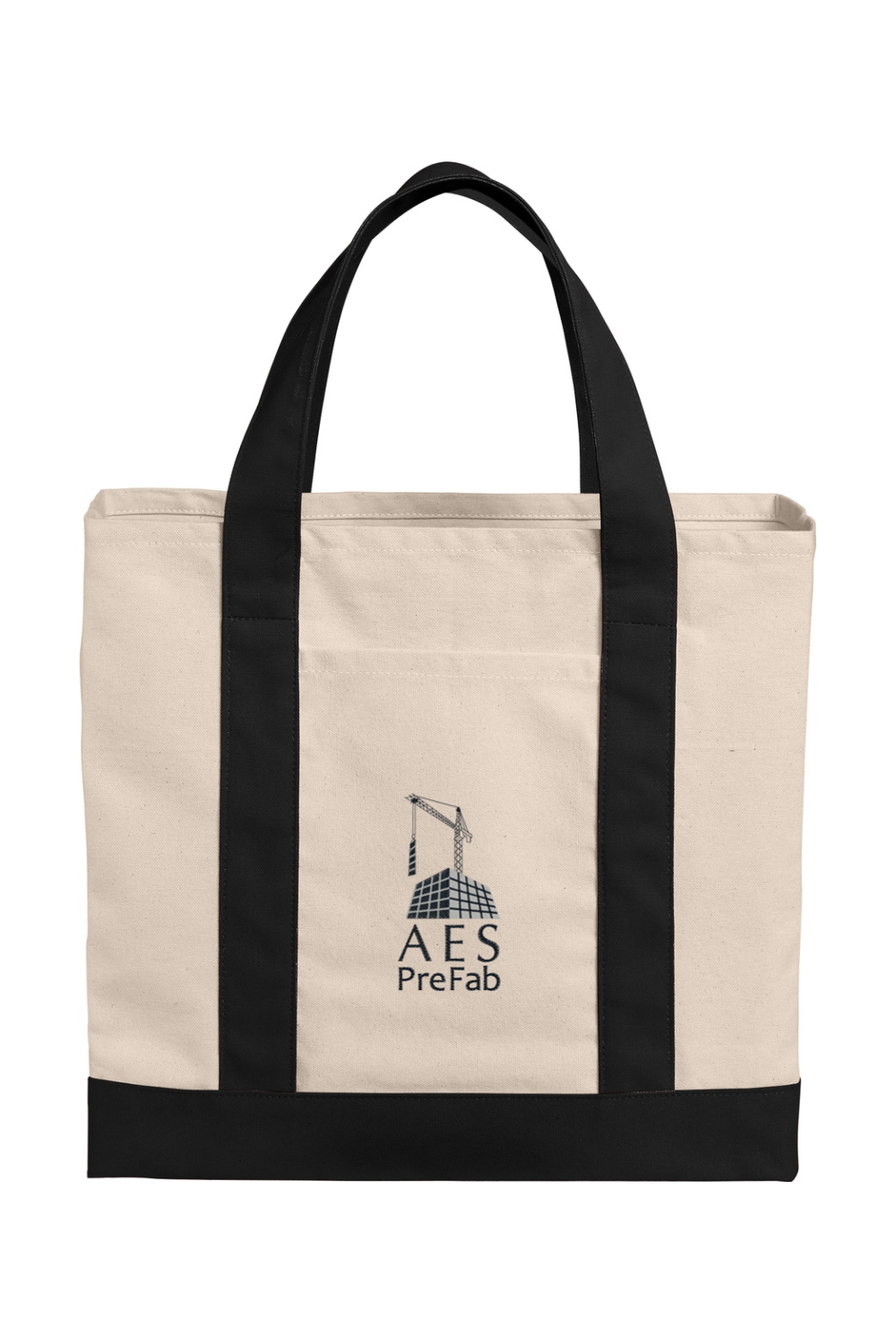 Cotton Canvas Two-Tone Tote - AES PreFab