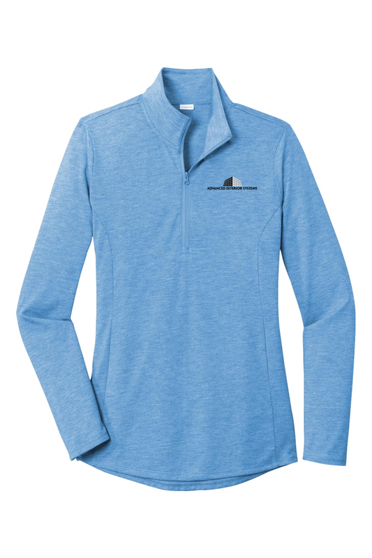 Women's Tri-Blend Wicking 1/4-Zip Pullover - AES