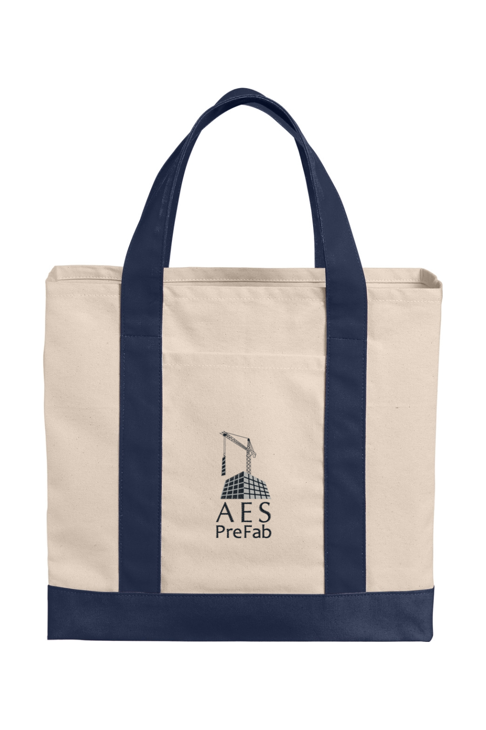 Cotton Canvas Two-Tone Tote - AES PreFab