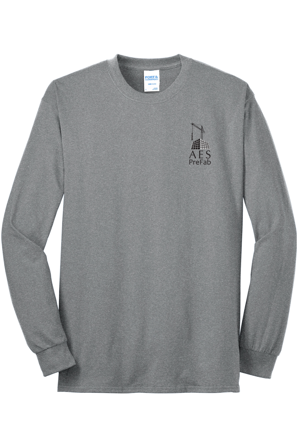 Men's Tall Long Sleeve Core Blend Tee - AES PreFab