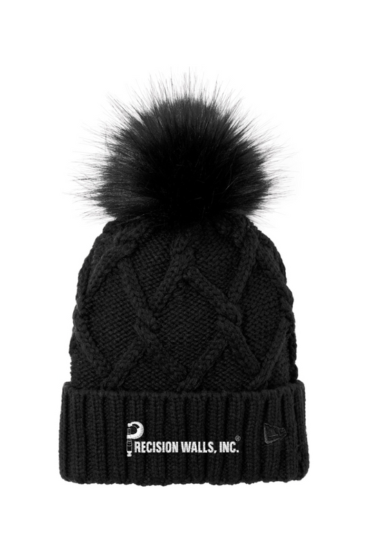 Faux Fur Pom Beanie