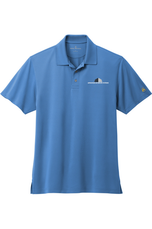 Men's Mesh Pique Performance Polo - AES