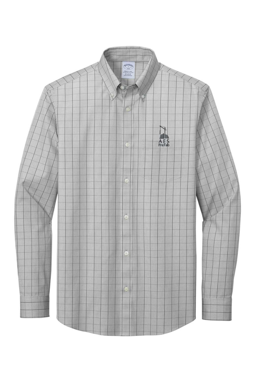 Men's Wrinkle-Free Stretch Patterned Shirt - AES PreFab