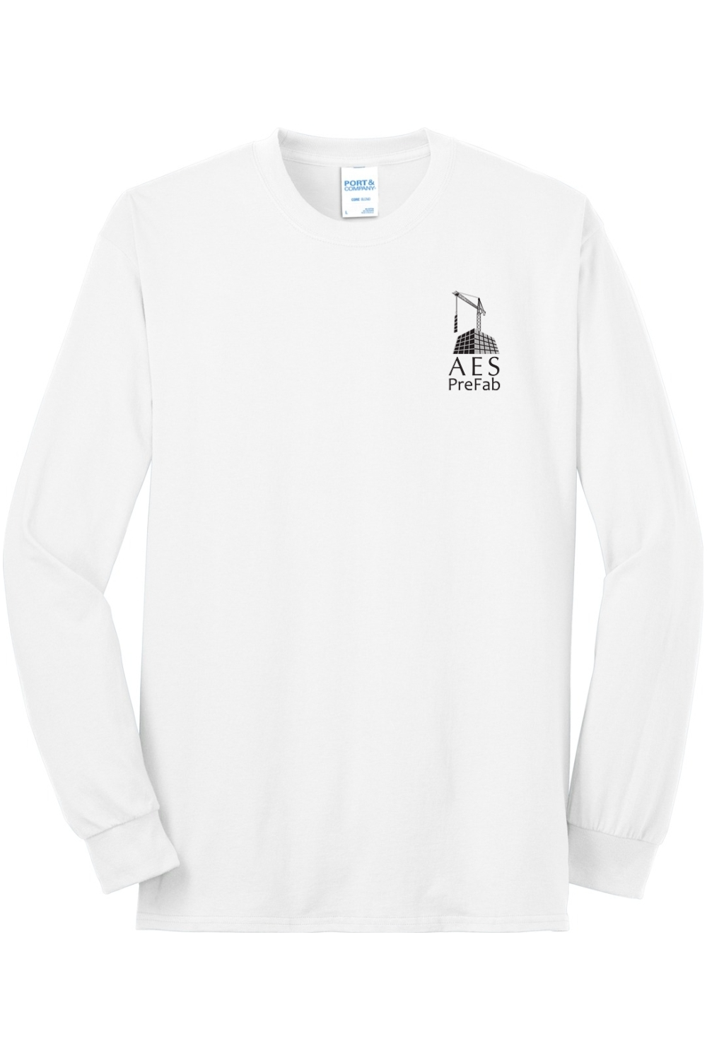 Men's Tall Long Sleeve Core Blend Tee - AES PreFab